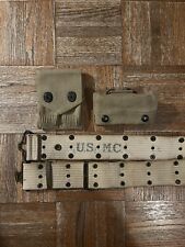 USMC WW1 / WW2 Pistol Belt Lot picture