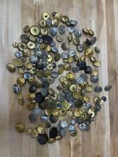 VINTAGE POLICE FIREFIGHTER MILITARY BUTTONS UNIFORM BUTTON & MORE LOT OF 170 picture