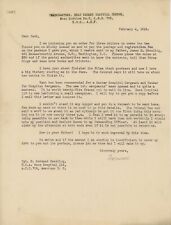1919 WW1 Letter from Sgt E. Norwood Bessling, Beau Desert Hospital Washington DC picture