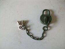 Vintage Military ABUS lock for Unimog or Pinzgauer tool boxes picture