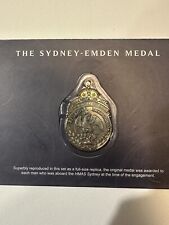 Rare Replica WW1 HMAS Sydney - Emden Medal With Collectors Case + Story ANZAC picture