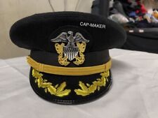 Us Navy Officer Visor Cap, US Navy Commander captain Rank Cap In All Sizes picture