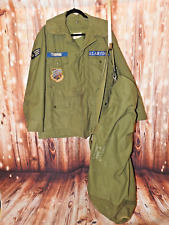 1966 US Air Force Telecommunication Jacket & Matching Soldier's Duffle Bag picture