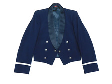 US Air Force Mess Dress Coat 40 Reg Officer Blue Formal Uniform Jacket Poly/Wool picture