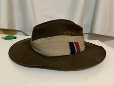 Very Rare WW2 British Royal Air Force Bush Slouch Hat 1945 (Named) picture