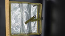 Vintage Camouflage Military Map Case Zipper Roll-Up Style picture