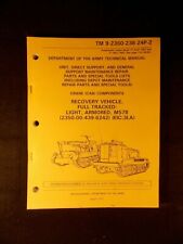 TM 9-2350-238-24P-2 M578 Full Tracked Light Armored Vehicle Maintenance Manual picture