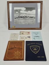 USS Dixie Naval Bundle. 79'-80' Year Book, 38'-40' Letters, 45' Christmas Menu picture