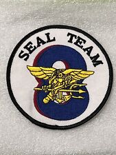 USN SEAL TEAM 8 HAT PATCH picture