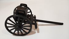 Vintage Cast Iron Replica Display Toy Ammo Cart with ammo seat/cover 6
