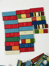 HUGE Lot of Vintage US Military Ribbons (50+) army rotc jrotc army navy marines picture