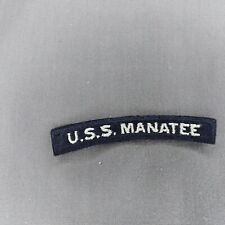 U.S.S. USS Manatee USN US Navy Ship 3.5