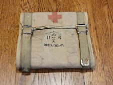 WWI WW1 US Army Medical Medic Doctors Kit Surgical Roll Eagle Snap picture