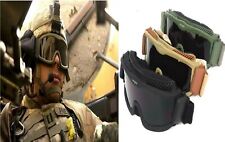 Desert Storm Tactical Military Ballistic Shooting Proof Goggles 3 Lenses Black picture