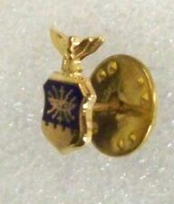 US Air Force insignia hat/lapel pin, gold plated, picture