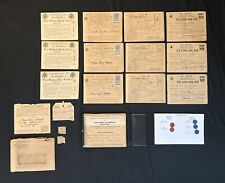 WW2 War Ration Book Lot 12 Total Books 1, 2, 3, 4 with Stamps , Coins & Extras picture