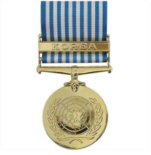 Vanguard FULL SIZE MEDAL: UNITED NATIONS SERVICE - 24K GOLD PLATED picture