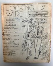 RAF 'Locking Wire' No 5.  1943 very rare copy of original hand-produced Mag picture
