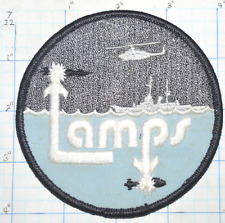 USN US NAVY LAMPS LIGHT AIRBOURNE MULTI-PURPOSE SYSTEM HELICOPTER AID PATCH picture