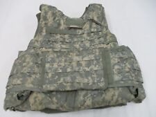 LARGE DIGITAL PLATE CARRIER BODY ARMOR VEST w. SOFT LEVEL IIIA INSERTS (USED) picture