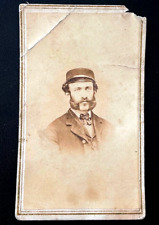 1866 CIVIL WAR SOLDIER Original CDV Portrait Photo Picture Photograph ID ON BACK picture