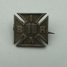 WW2 Era Iron Cross B.I.R.A. Pin Badge TC Anchor Lion A Hallmarks Sterling  K3  picture