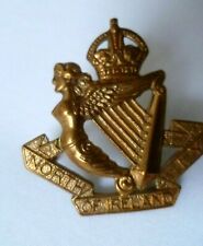 WW1 North of Ireland Imperial Yeomanry Cap Badge All Brass 2 Lugs ANTIQUE Org picture