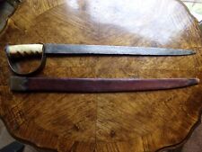 Shortened Revolutionary War or Later Sword made into Knife with Scabbard picture
