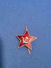 Pin WWII RED STAR WW2 Military USSR Soviet ARMY Russia Enamel Badge Original  picture