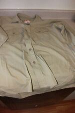 Vintage Men's Tan US Marines Military Issued Uniform lot/ Shirts/Hats/Nice picture
