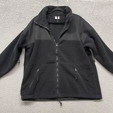 Shirt Cold Weather Synthetic Fleece Adult L Black Military Jacket Full Zip picture