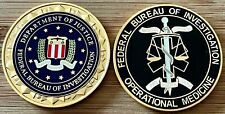 FBI - Operational Medicine SecondGEN gold version S SUPER RARE Challenge coin picture