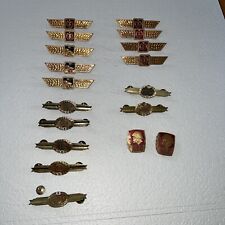 Lot Of Vintage East German 1970s Classification And Qualifying Pins.  See PICS￼ picture