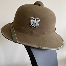 Original WW2 German DAK Heer Tropical Pith Helmet Afrika Korps WWII 2nd Pattern picture