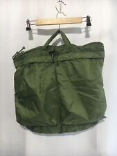 US Military Flyer’s Helmet Bag 8415-00-782-2989 Made by S&S Green Nylon picture