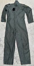 90s Military Flight Suit Green 42L picture