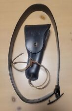 1942 Boyt WWII US Army Colt Pistol M1916 Leather Holster w/belt and buckle picture