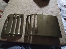 Brass Belt Buckle Blank Rectangle picture