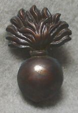 Original World War I U.S. Brass Ordnance hat Insignia w/ Intact Attachment Pin picture