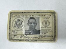 1971 Armed Forces of the United States ID Card Photo Fingerprints vintage picture