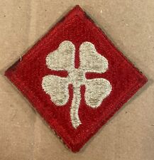 WWII WW2 US ARMY DIVISION MILITARY UNIT JACKET UNIFORM COAT PATCH picture