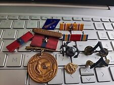 WW2 USMC Good Conduct Medal +Badges + Ribbons  REAL THING SEE STORE WW1-WW2 picture