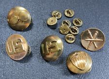 Vintage U.S Military Army Lapel Pins Lot of 5 Pins picture