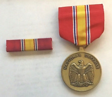 WWII National Defense Service Medal W/Ribbon Bar picture