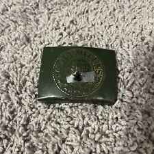 Ww2 German Belt Buckle Repro With Spicy Symbol picture