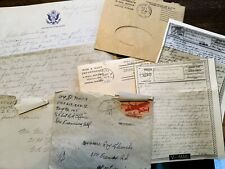 Lot of 4 WWII Letters Soldier Camp Hood, Troop Train, Basic Training 1943-1945 picture