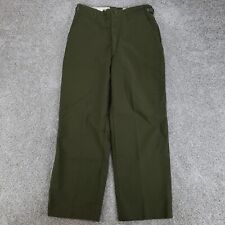 Vintage US Military M-1951 Wool Field Trousers Green Size Medium Regular picture