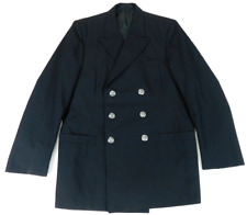 Vietnam US Navy Coat 40 Regular Summer Poly/Wool Dress Blue Enlisted Jacket picture