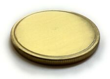 Blank Brass Challenge Coin 40mm - Laser Engravable picture