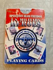 Operation Iraqi Freedom Playing Cards / Verteran Owned picture